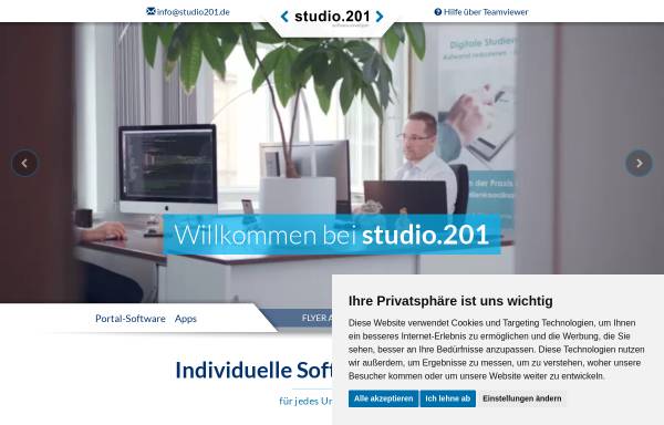 Vorschau von studio201.de, Studio 201 Software-Entwicklung GmbH