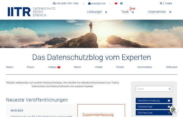 Vorschau von www.datenschutzbeauftragter-online.de, Das Datenschutz Blog