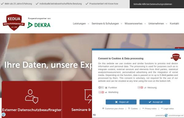 Vorschau von www.datenschutzexperten.de, Datenschutzexperten