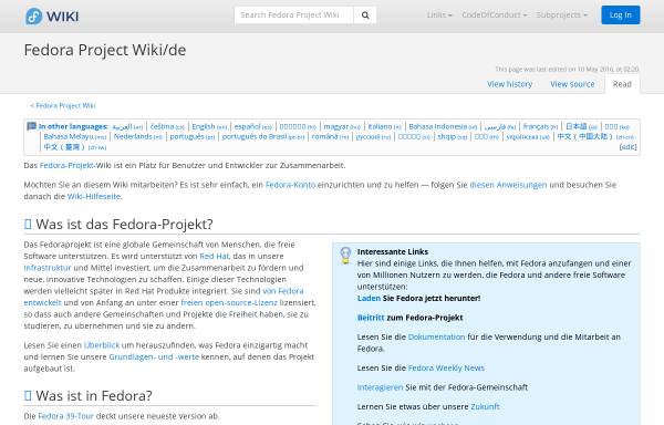 Fedora Project Wiki