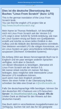 Vorschau der mobilen Webseite oss.erdfunkstelle.de, Deutsche Übersetzung zu LFS