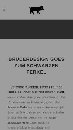 Vorschau der mobilen Webseite www.bruderdesign.de, bruderdesign. 3D-Visualisierung