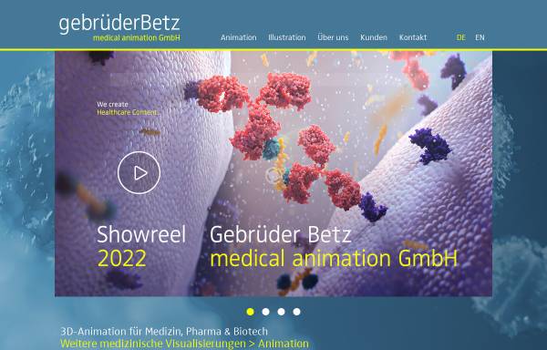 Vorschau von gebrueder-betz.de, Gebrüder Betz - Medizinische Visualisierungen