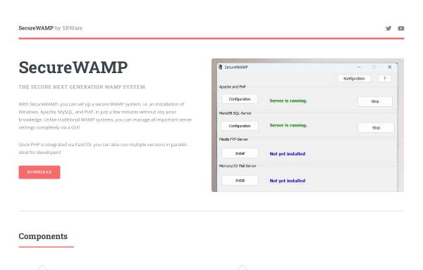 Vorschau von securewamp.org, SecureWAMP