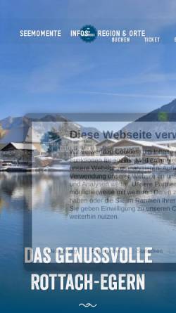 Vorschau der mobilen Webseite www.rottach-egern.de, Tourist-Information Rottach-Egern