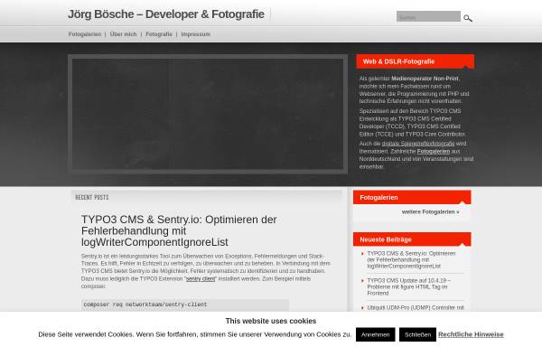 Jörg Bösche - Webentwicklung mit TYPO3