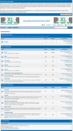 Vorschau der mobilen Webseite www.clever-excel-forum.de, Clever-Excel-Forum