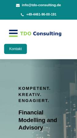Vorschau der mobilen Webseite www.tdo-consulting.de, TDO Consulting Tobias Dombrowski