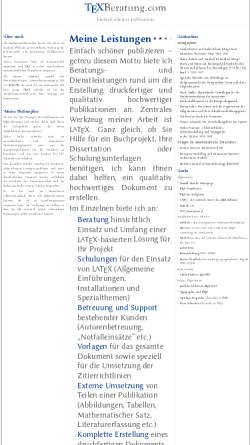 Vorschau der mobilen Webseite www.schoenerpublizieren.de, TeXBeratung.com – Einfach schöner publizieren.