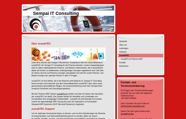 Vorschau von www.scarabtec.de, Arivis AG - Geschäftsbereich scarabTEC