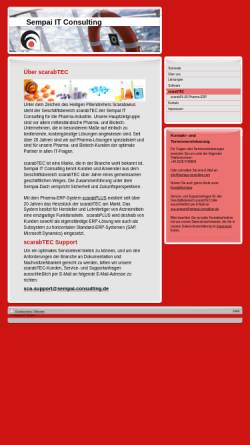 Vorschau der mobilen Webseite www.scarabtec.de, Arivis AG - Geschäftsbereich scarabTEC