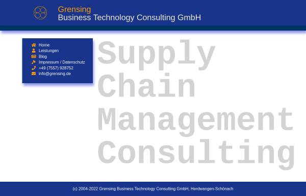 Vorschau von www.grensing.de, Grensing Business Technology Consulting GmbH