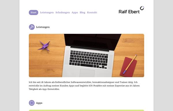 Vorschau von www.ralfebert.de, Ralf Ebert