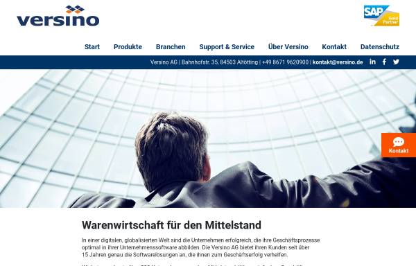 Vorschau von versino.de, Versino Projects GmbH