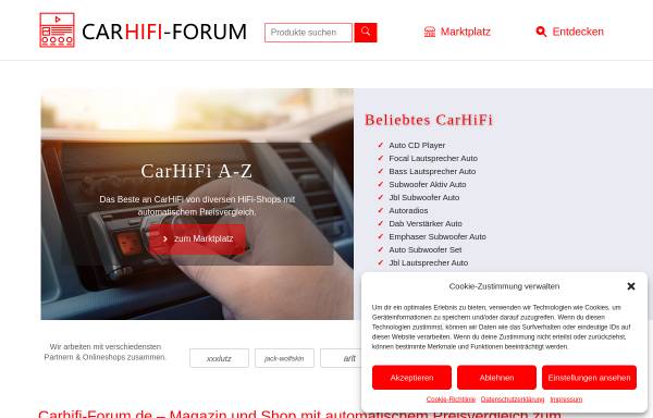 Vorschau von www.carhifi-forum.de, CarHiFi-Forum