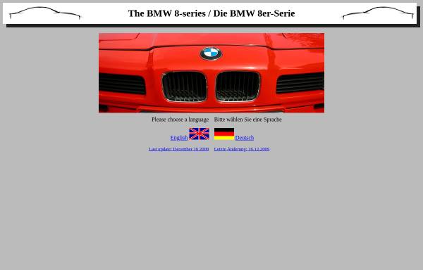 Vorschau von www.e31.de, BMW E31 Serie