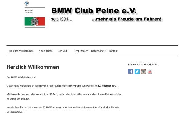 Vorschau von www.bmw-club-peine.de, BMW Club Peine e.V.