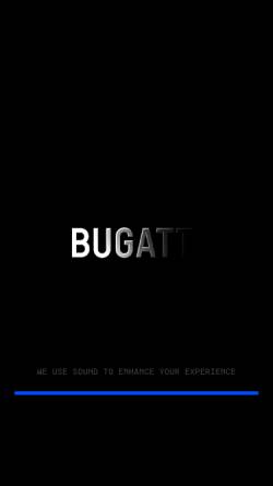 Vorschau der mobilen Webseite www.bugatti.com, Bugatti Automobiles S.A.S.