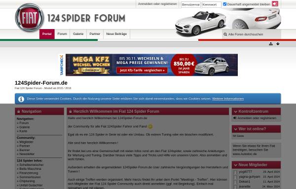 Fiat 124 Spider Forum