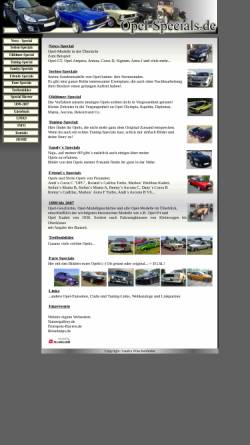 Vorschau der mobilen Webseite opel-specials.de, Opel-Specials.de