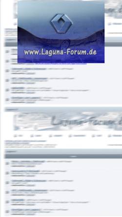 Vorschau der mobilen Webseite www.laguna-forum.de, Laguna-Forum
