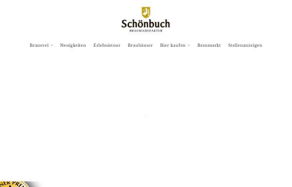 Vorschau von www.schoenbuchbraeu.de, W. Dinkelaker Schönbuch Bräu GmbH & Co. KG