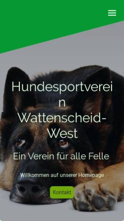 Vorschau der mobilen Webseite www.hsv-wattenscheid.de, HSV Wattenscheid-West e.V.