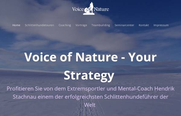 Vorschau von www.voice-of-nature.org, Voice of Nature - Hendrik Stachnau