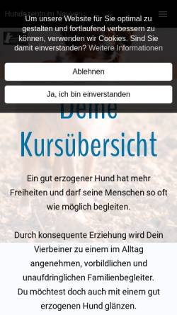 Vorschau der mobilen Webseite www.hundezentrum-nguyen.de, Hundeschule MysteryDog