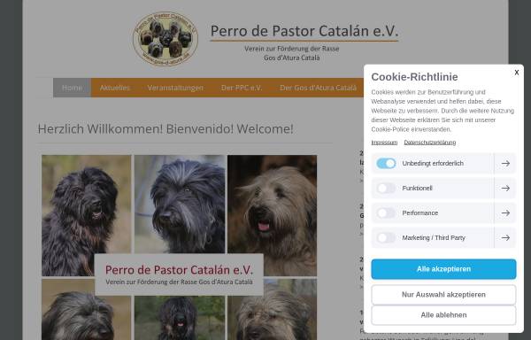Vorschau von www.gos-d-atura.de, Perro de Pastor Catalan PPC e.V.