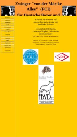 Vorschau der mobilen Webseite www.xn--boxer-von-der-mrike-allee-dsc.de, Von der Mörike Allee