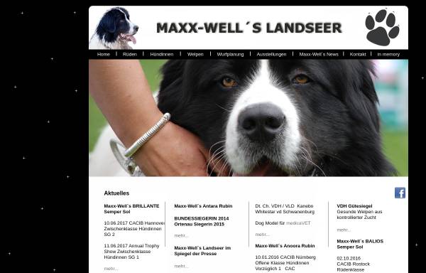 Maxx-Well´s Landseer Kanebo Whitestar vd Schwanenburg