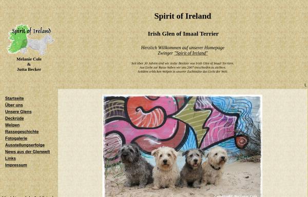 Vorschau von www.spirit-of-ireland.de, Spirit of Ireland
