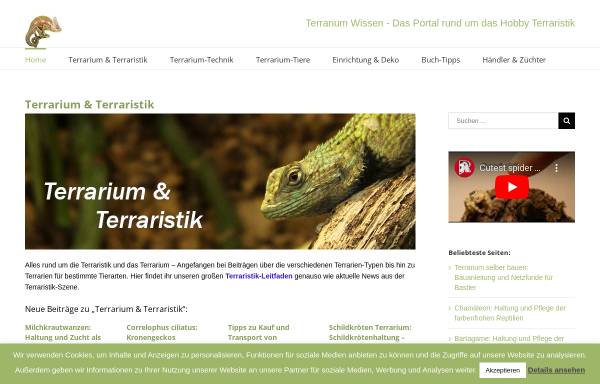 Vorschau von www.terrarium-wissen.de, Terrarium-Wissen.de