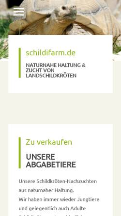 Vorschau der mobilen Webseite www.schildifarm.de, Schildifarm