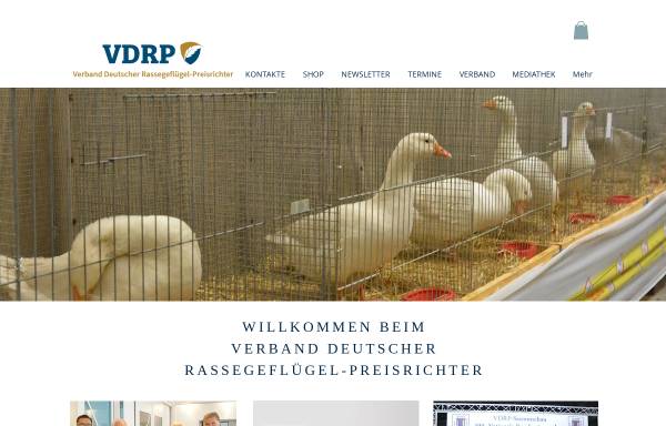 Vorschau von www.vdrp.de, Verband Deutscher Rassegeflügelpreisrichter