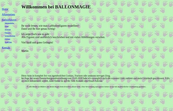 Vorschau von www.ballonmagie.de, Steib, Martin