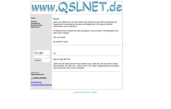 Vorschau von www.qslnet.de, www.qslnet.de