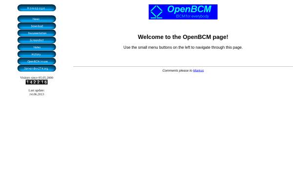 Vorschau von dnx274.org, OpenBCM