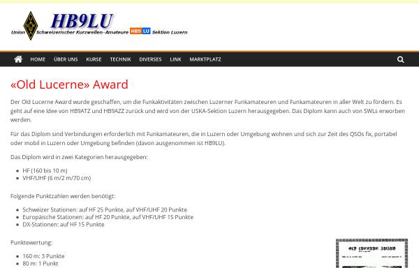 Old Lucerne Award