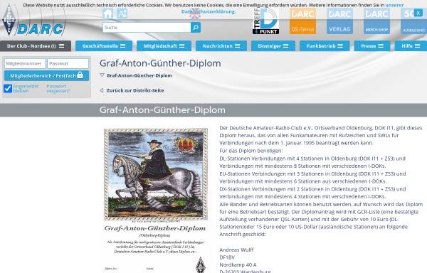 Vorschau von www.darc.de, Graf-Anton-Günther-Diplom