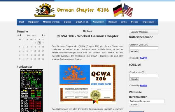 QCWA 106 - Worked German Chapter