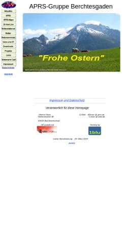 Vorschau der mobilen Webseite www.aprs-berchtesgaden.de, DB0BGD