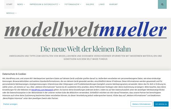 Vorschau von www.modellweltmueller.de, Modellwelt Müller