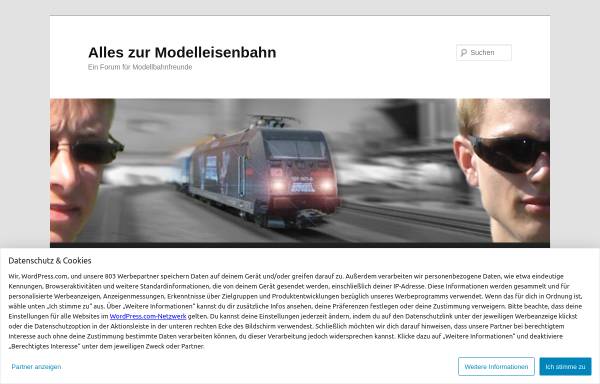 Vorschau von alleszurmodelleisenbahn.wordpress.com, Alles zur Modelleisenbahn