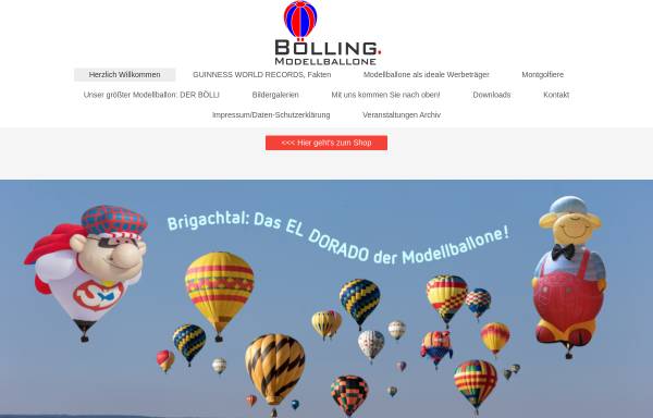 Vorschau von www.modellballoneboelling.de, Modellballone Bölling