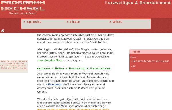 Vorschau von www.programmwechsel.de, Programmwechsel.de