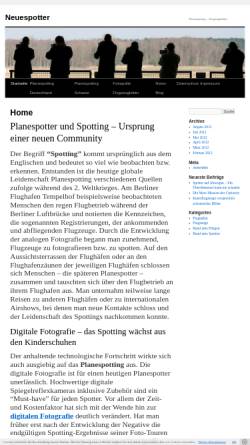 Vorschau der mobilen Webseite www.neuespotter.de, neuespotter.de