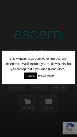Vorschau der mobilen Webseite www.ascami.ch, Ascami AG