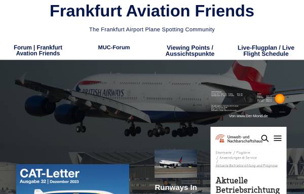 Vorschau von www.frankfurt-aviation-friends.de, Frankfurt Aviation Friends